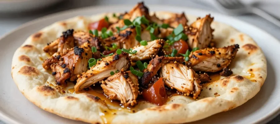 This Greek Chicken Flatbread Is Perfect for Weeknight Dinners