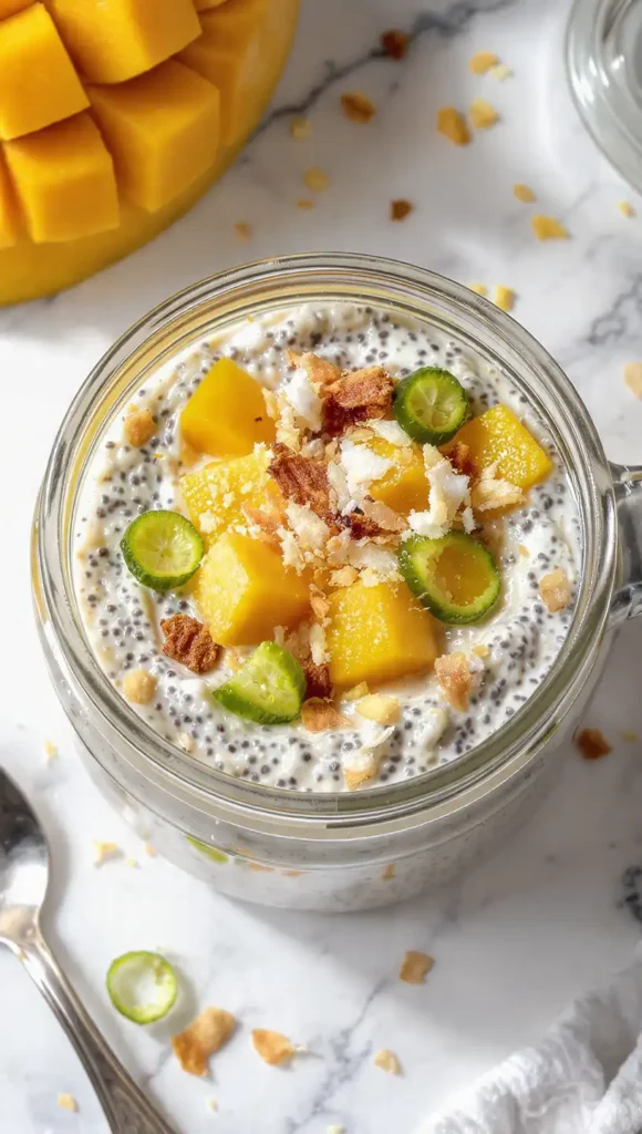 10. Mango Coconut Chia Pudding (The Breakfast That Feels Like Dessert)