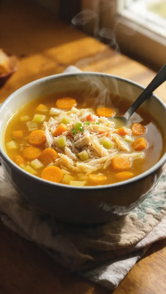 11. Healthy Crockpot Chicken Soup (The Real Kind)