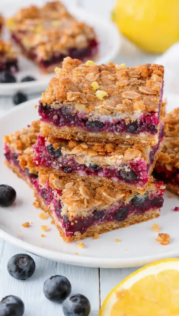 12. Lemon Blueberry Oat Bars (The "I Made These Myself?!" Dessert)