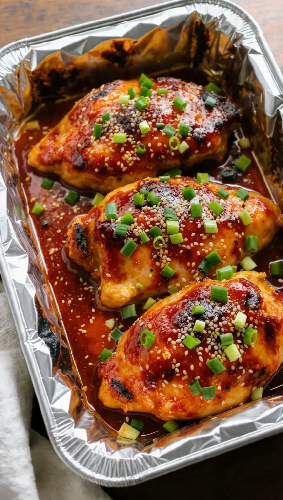 14. Spicy Honey Glazed Baked Chicken