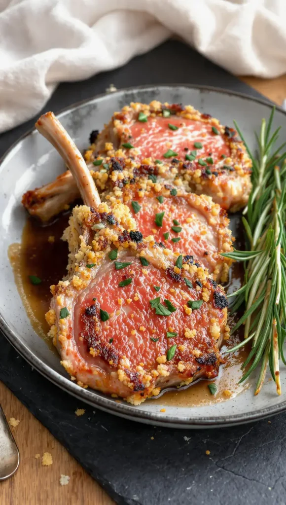 2. Herb-Crusted Lamb Chops (Fancy But Not Really)