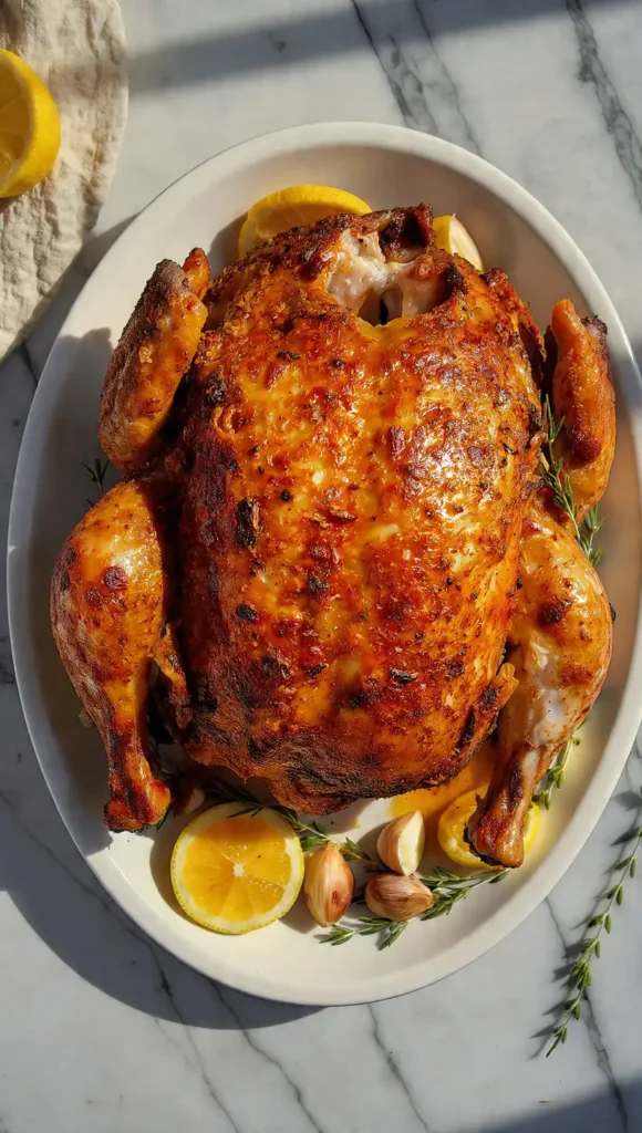 3. Easter Dinner Recipes Chicken: Lemon Herb Roasted Chicken
