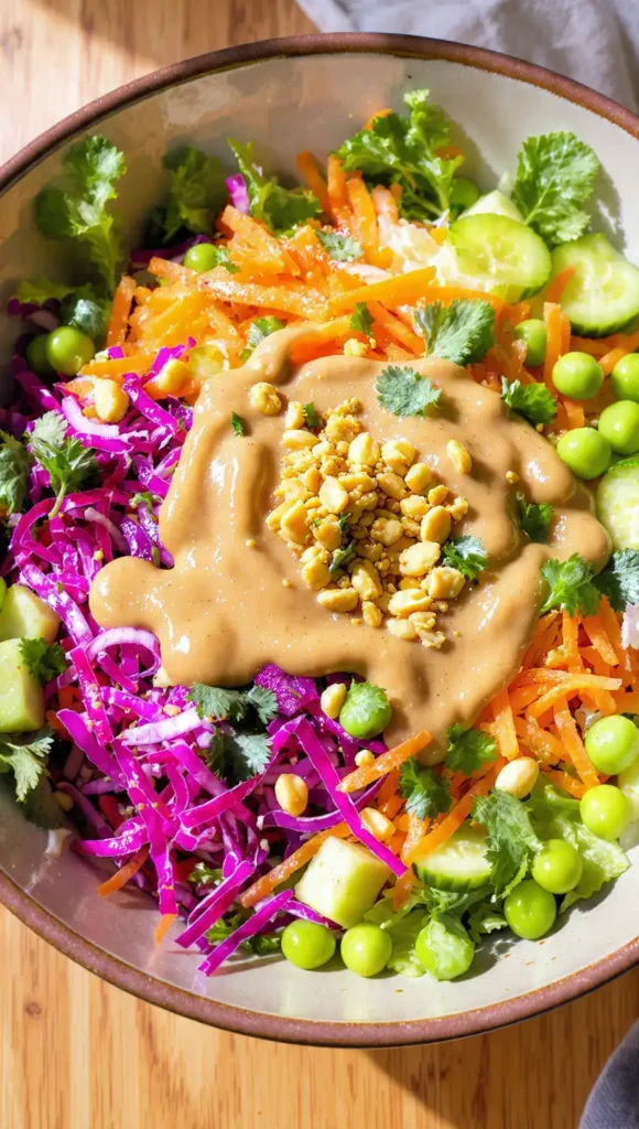 4. Spring Roll Salad Bowl — Inspired by Healthy Girl Kitchen Recipes
