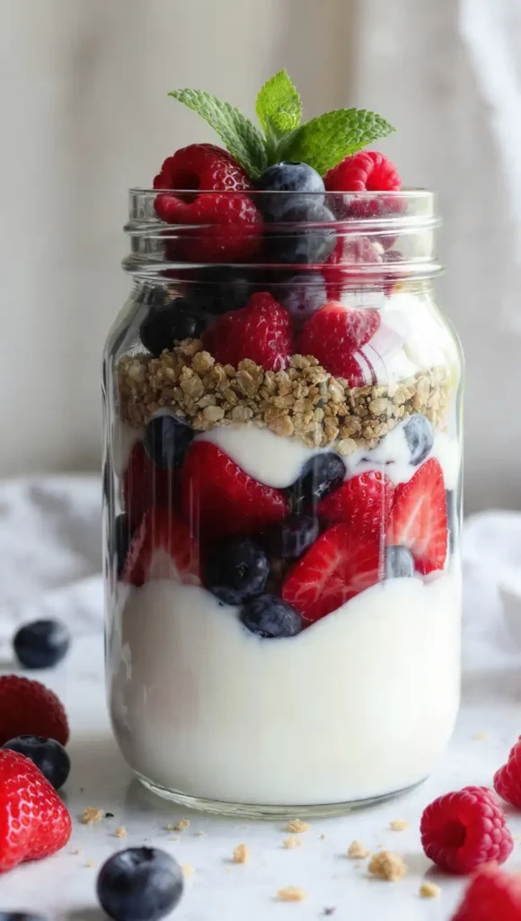 6. Greek Yogurt Berry Parfaits (Breakfast or Dessert, Your Call)
