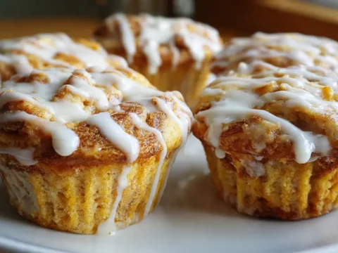Healthy Cinnamon Roll Protein Muffins You’ll Want Every Morning