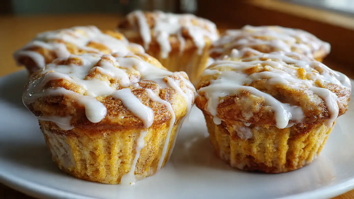 Healthy Cinnamon Roll Protein Muffins You’ll Want Every Morning