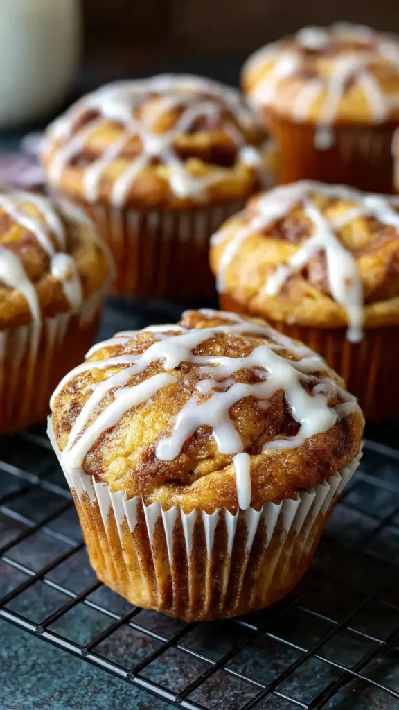 Healthy Cinnamon Roll Protein Muffins You'll Want Every Morning