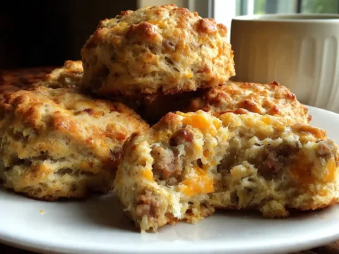 Healthy High Protein Breakfast Biscuits You Can Meal Prep