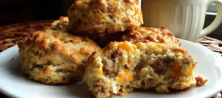 Healthy High Protein Breakfast Biscuits You Can Meal Prep