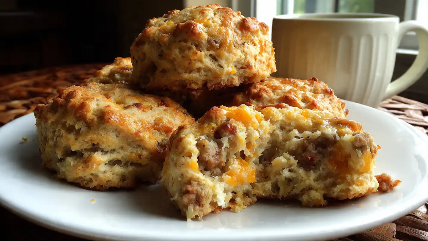 Healthy High Protein Breakfast Biscuits You Can Meal Prep