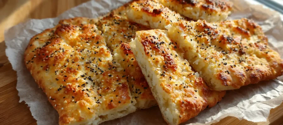 High Protein Cottage Cheese Flatbread Recipe