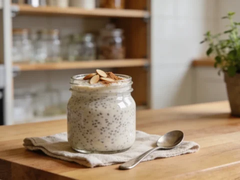Almond Milk Chia Pudding – Light, Creamy & Dairy-Free
