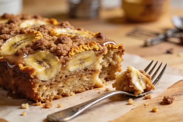 Banana Coffee Cake with Brown Sugar Crumb Topping