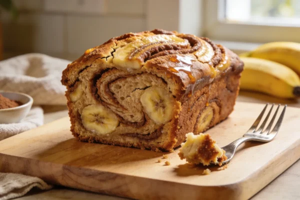Cinnamon Swirl Banana Bread – Soft, Moist & Easy