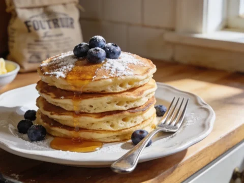 Classic American Pancake Recipe (Fluffy, Golden & Better Than IHOP)