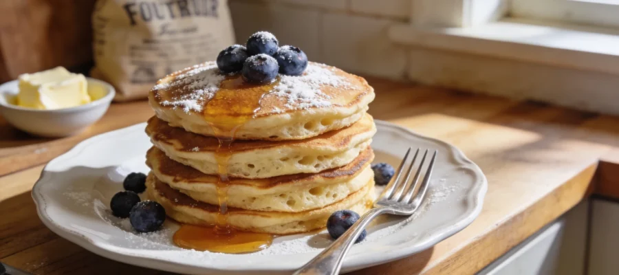 Classic American Pancake Recipe (Fluffy, Golden & Better Than IHOP)