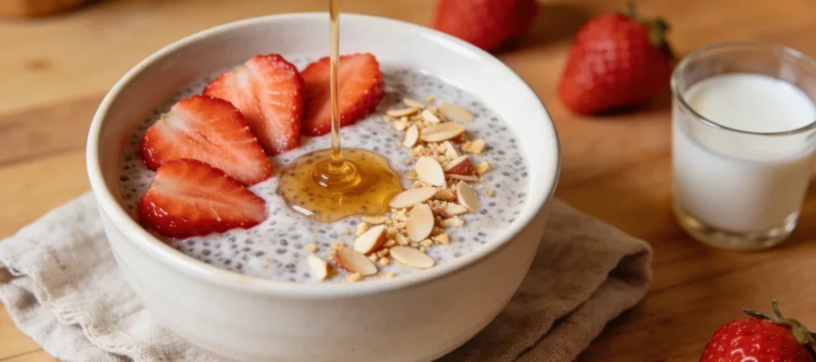 Creamy Strawberry Chia Pudding Recipe (Easy, 5-Ingredient)
