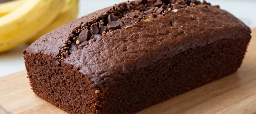 Double Chocolate Banana Bread: Rich, Fudgy & Irresistibly Moist