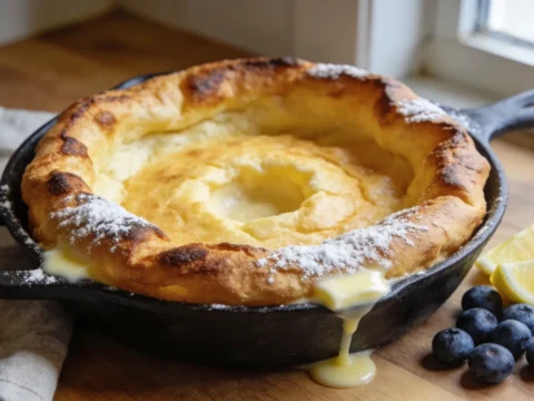 Dutch Baby Pancake Recipe (Puffy Oven Pancake with Crispy Edges)