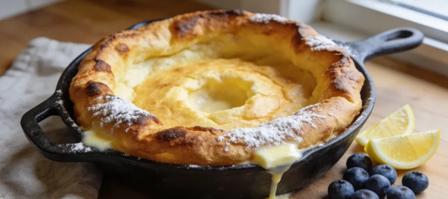 Dutch Baby Pancake Recipe (Puffy Oven Pancake with Crispy Edges)