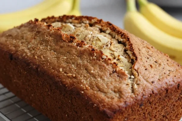Easy 3-Ingredient Banana Bread
