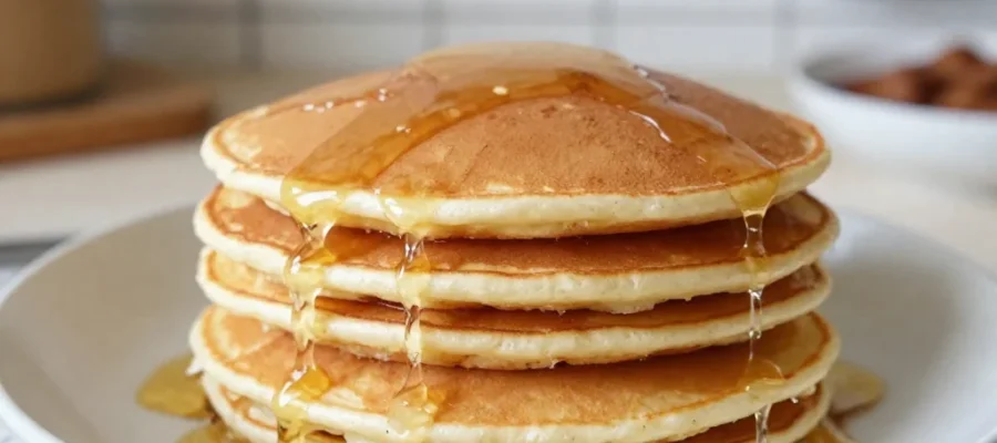 Easy Pancake Recipe (Quick Homemade Breakfast in 15 Minutes)