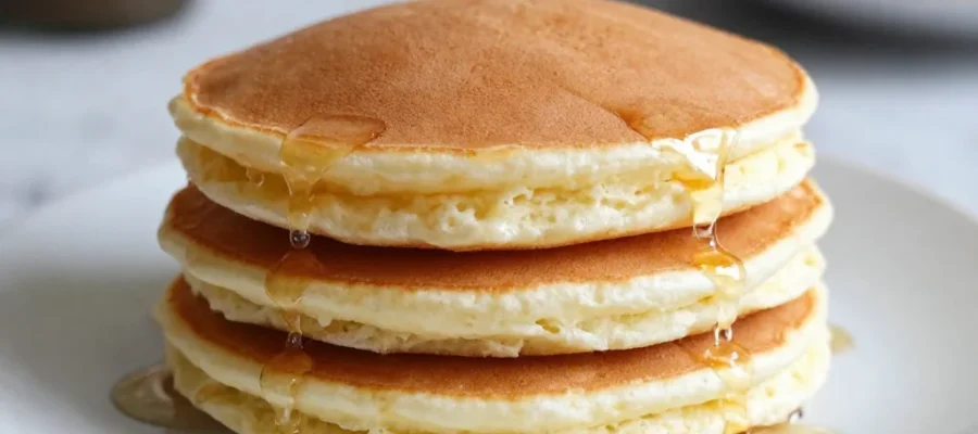 Fluffy Pancake Recipe (Ultra Soft & Bakery-Style Breakfast Pancakes)