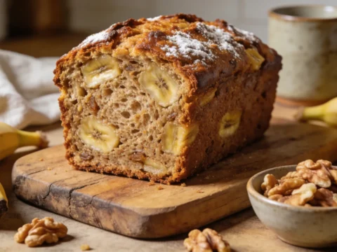 Healthy Banana Bread Recipe – Moist, Simple & Guilt-Free