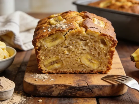 High Protein Banana Bread – 10g Per Slice, Moist & Filling