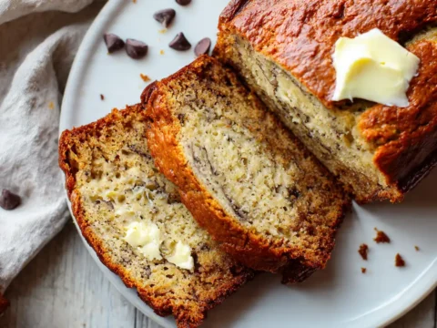 The Best Ever Moist Banana Bread (One Bowl, No Mixer!)