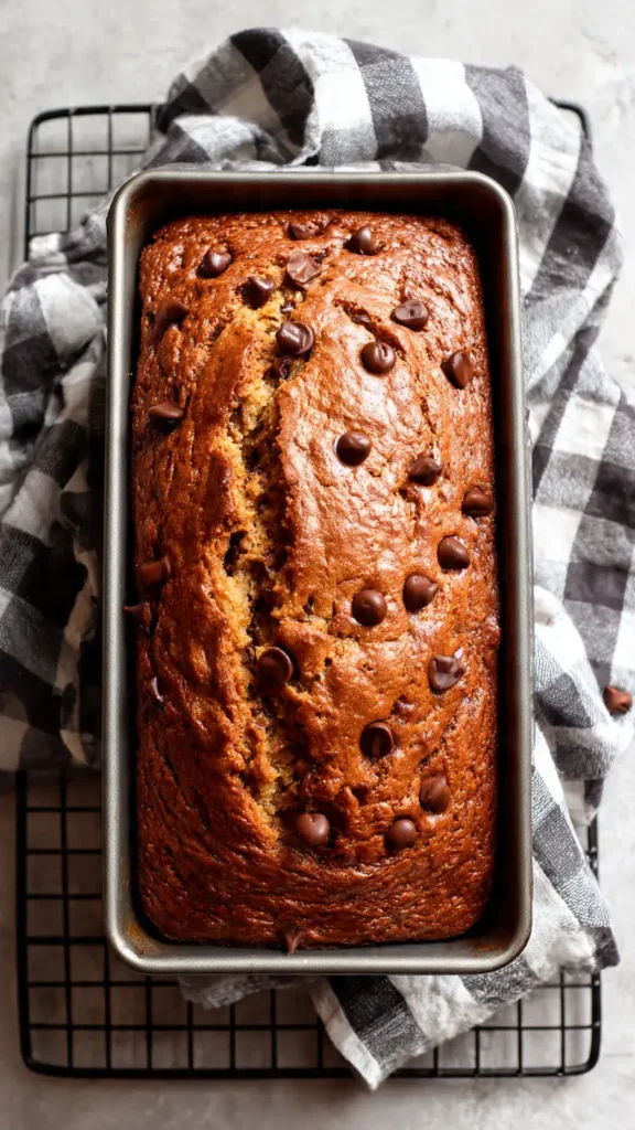 The Best Moist Banana Bread with Chocolate Chips (One Bowl!)
