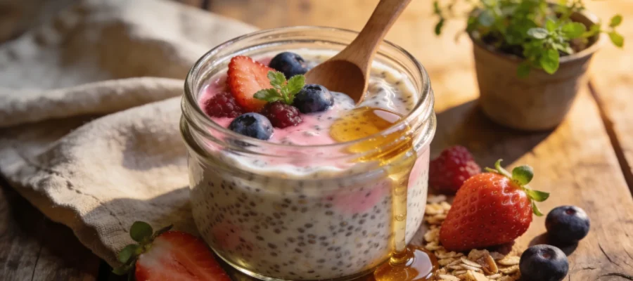 Overnight Chia Pudding (Easy, Creamy & Make-Ahead)