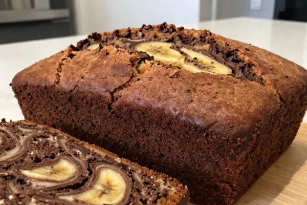 Stunning Chocolate Marble Banana Bread (Easy Swirl Technique)