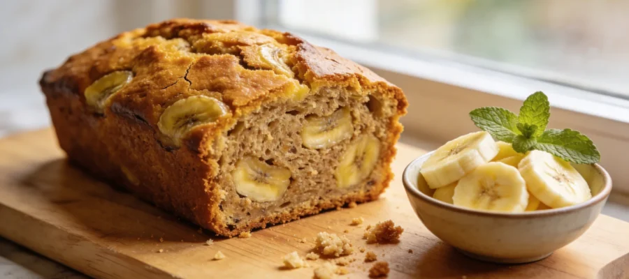 Sugar Free Banana Bread – Naturally Sweetened & Super Moist