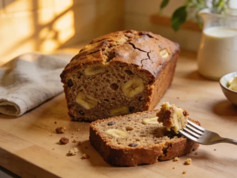 The Best Vegan Banana Bread – Fluffy, Moist & Dairy-Free