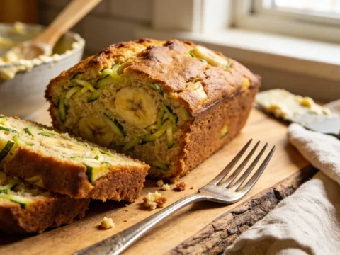 Zucchini Banana Bread – Super Moist & Fluffy