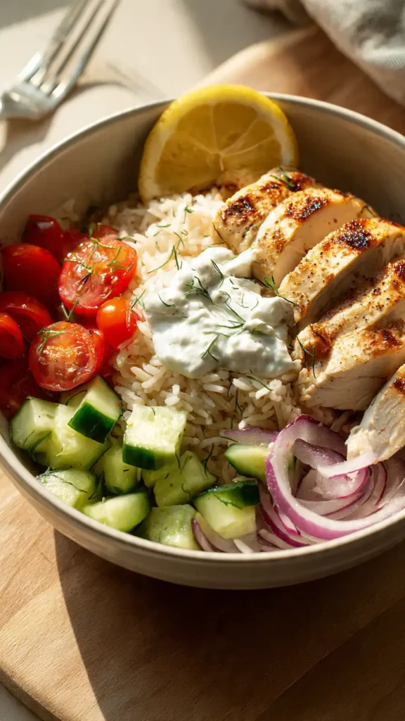 1. Greek Chicken Bowl