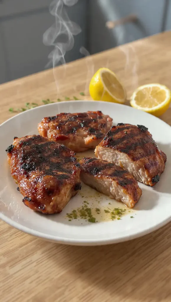 Grilled Lemon Garlic Chicken