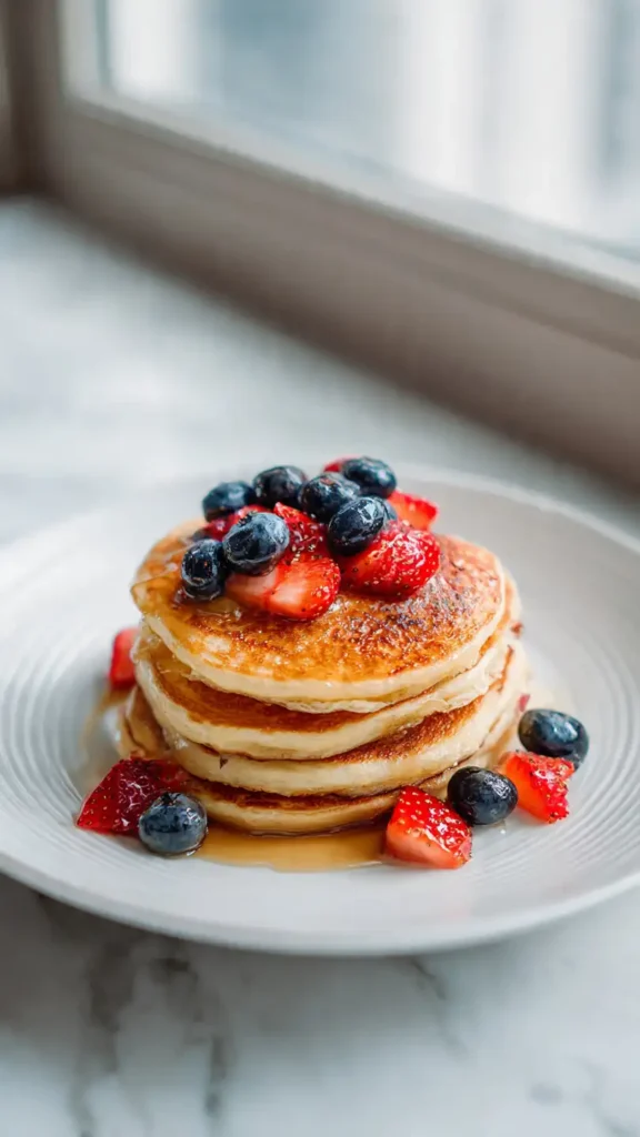 Cottage Cheese Protein Pancakes