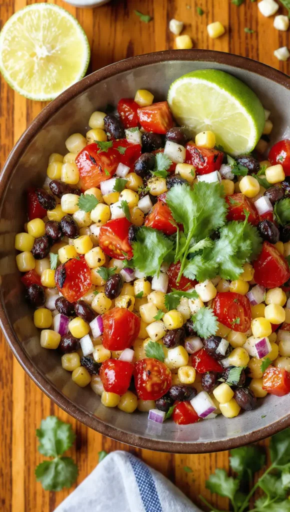 Grilled Corn and Black Bean Salad