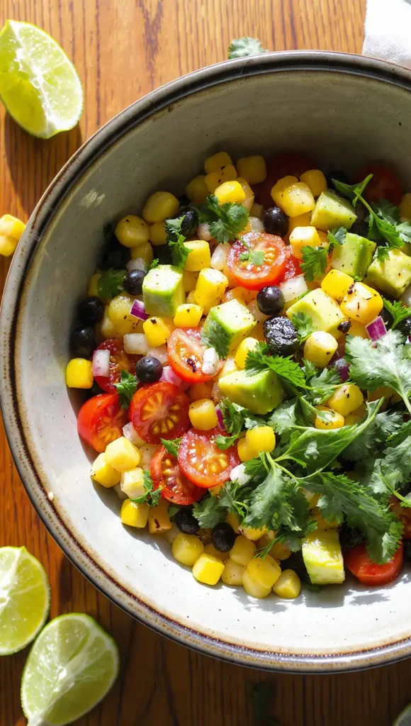Grilled Corn and Black Bean Salad
