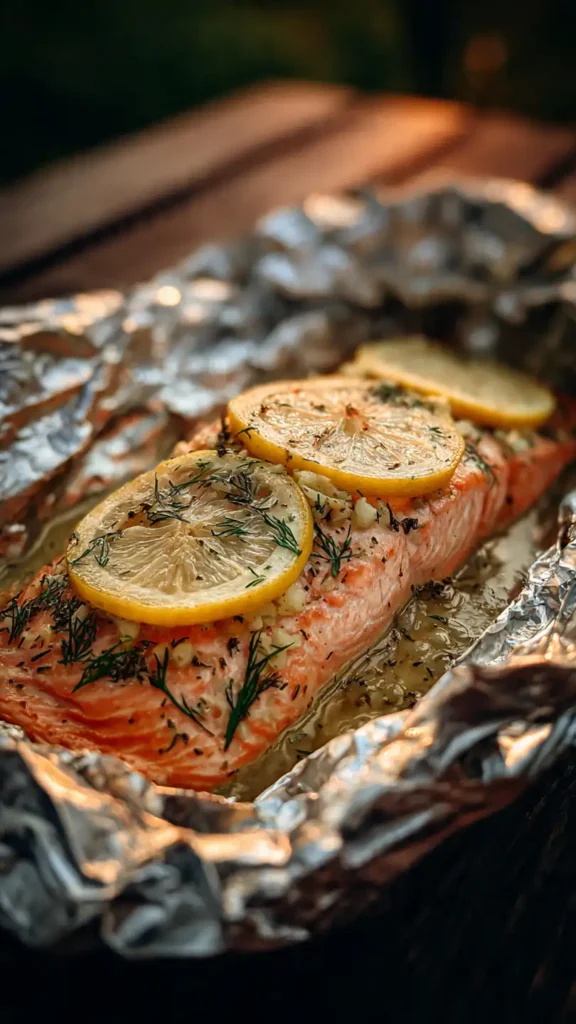 Lemon Herb Salmon in Foil