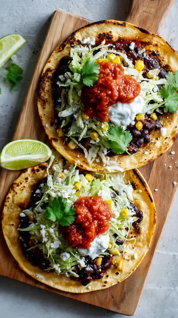 Black Bean Veggie Tacos