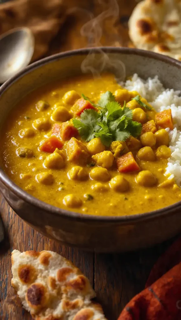 Quick Tomato Chickpea Curry