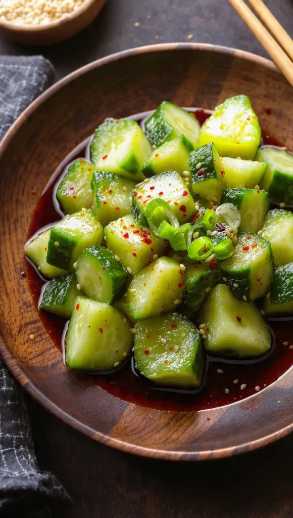 19. Smashed Cucumber Sesame Salad