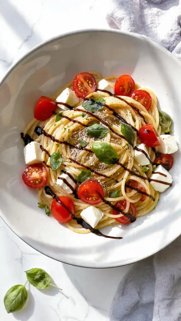 20-Minute Caprese Pasta