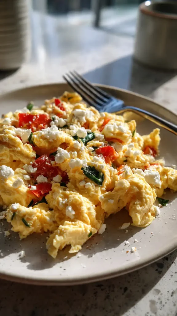 2. Easy High Protein Egg White Scramble Breakfast
