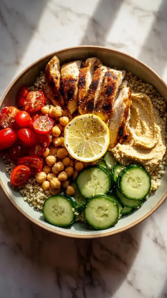 Grilled Chicken and Quinoa Power Bowl