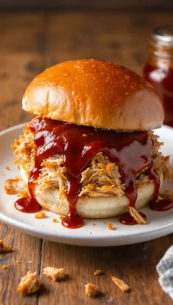 Crockpot BBQ Pulled Chicken